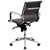 Flash Furniture Mid-Back Brown Ribbed Upholstered Leather Swivel Conference Chair | Office Chairs | Modishstore-3