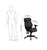 Flash Furniture High Back Black Leather Executive Swivel Office Chair With Triple Paddle Control And Lumbar Support Knob | Office Chairs | Modishstore-5