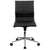Flash Furniture Armless Black Ribbed Leather Swivel Conference Chair | Office Chairs | Modishstore-2
