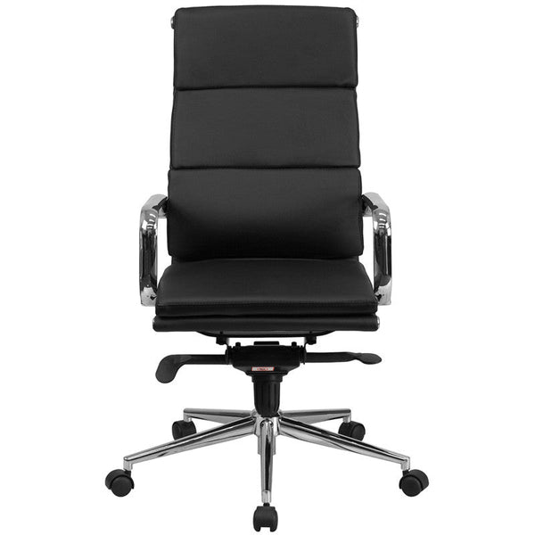 Flash Furniture High Back Black Leather Executive Swivel Office Chair With Synchro-Tilt Mechanism | Office Chairs | Modishstore-2