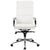 Flash Furniture High Back White Leather Executive Swivel Office Chair With Synchro-Tilt Mechanism | Office Chairs | Modishstore-4