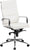 Flash Furniture High Back White Leather Executive Swivel Office Chair With Synchro-Tilt Mechanism | Office Chairs | Modishstore