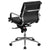 Flash Furniture Mid-Back Black Leather Executive Swivel Office Chair With Synchro-Tilt Mechanism | Office Chairs | Modishstore-3