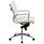 Flash Furniture BT-9895M-WH-GG Mid-Back White Leather Executive Swivel Office Chair | Office Chairs | Modishstore-4