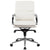 Flash Furniture BT-9895M-WH-GG Mid-Back White Leather Executive Swivel Office Chair | Office Chairs | Modishstore-2