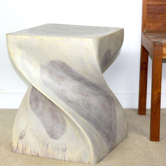 Haussmann Big Twist Coffee Table 20" H - Agate Grey | Stools & Benches | Modishstore