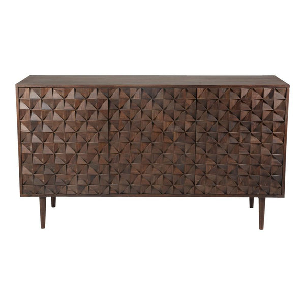Moe's Home Collection Pablo 3 Door Sideboard | Modishstore | Sideboards