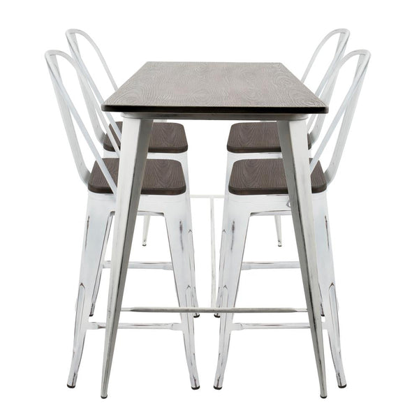LumiSource Oregon High Back Counter Set-2