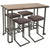 LumiSource Roman Counter Height Dining Set | Modishstore | Dining Sets