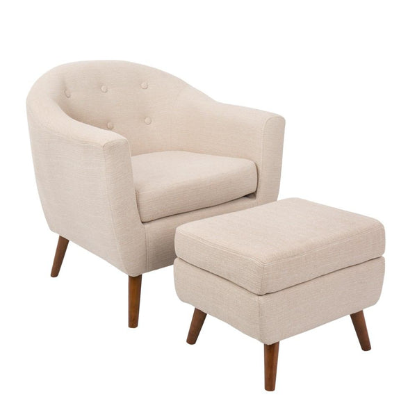 LumiSource Rockwell Chair with Ottoman-42