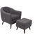 LumiSource Rockwell Chair with Ottoman-43