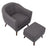 LumiSource Rockwell Chair with Ottoman-5