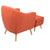 LumiSource Rockwell Chair with Ottoman-33