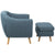 LumiSource Rockwell Chair with Ottoman-11