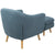 LumiSource Rockwell Chair with Ottoman-10