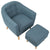 LumiSource Rockwell Chair with Ottoman-6