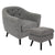 LumiSource Rockwell Chair with Ottoman-2
