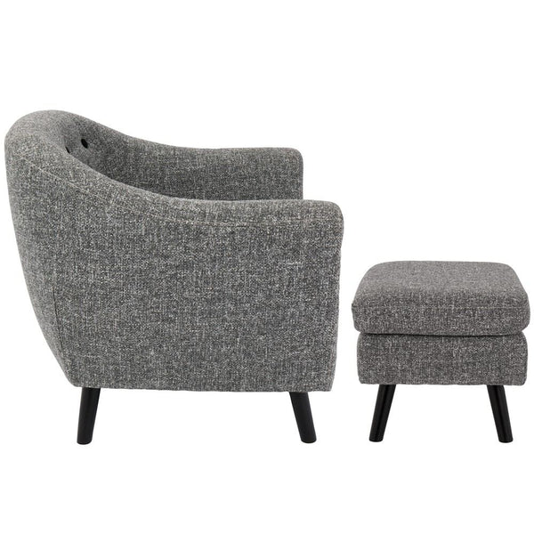 LumiSource Rockwell Chair with Ottoman-18