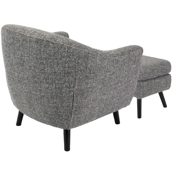 LumiSource Rockwell Chair with Ottoman-17