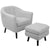 LumiSource Rockwell Chair with Ottoman-3