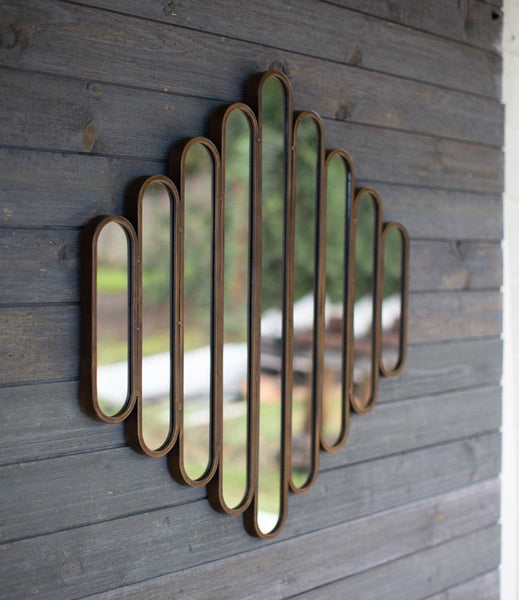 Kalalou Mid-Century Wall Mirror | Modishstore | Mirrors