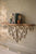 Kalalou Wood Top Shelf With Metal Filigree Detail | Modishstore | Bookcases
