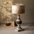 Kalalou Metal Table Top Lamp With Metal Shade | Modishstore | Table Lamps