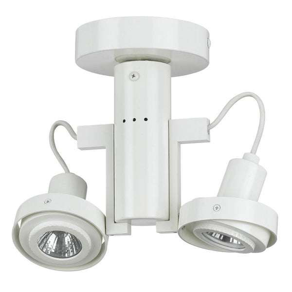 Cal Lighting CE-962/GU10-WH 120V Gu10 2 Lights 50W Max Ea Tr | Modishstore | Wall Lamps
