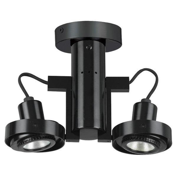 Cal Lighting CE-962/MR-16-BK 12V Mr-16 2 Lights 50W Max Ea Tr | Modishstore | Wall Lamps