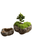 Vagabond Vintage Cement  Planter,Burled Bark - Set of 2 | Modishstore | Planters, Troughs & Cachepots-2