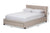 baxton studio brandy modern and contemporary beige fabric upholstered king size storage platform bed | Modish Furniture Store-12