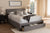 baxton studio brandy modern and contemporary grey fabric upholstered king size platform bed with storage drawer | Modish Furniture Store-9