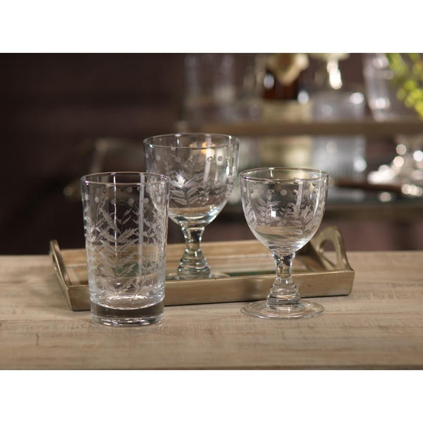 Zodax 6-Inch Tall Patia Red Wine Glass - Set of 4 | Drinkware | Modishstore