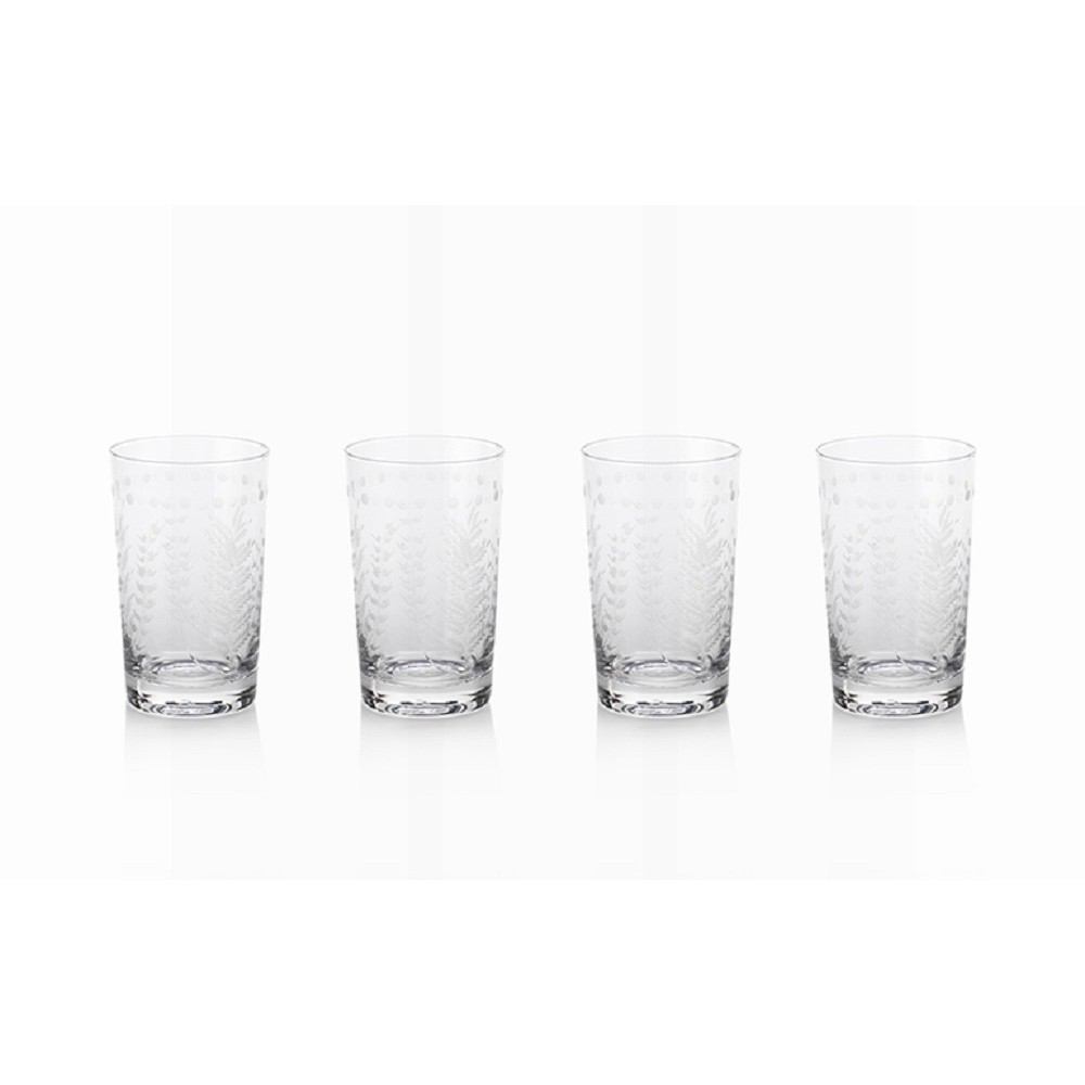 Zodax 5.5-Inch Tall Patia Highball Glass - Set of 4 | Drinkware | Modishstore-2