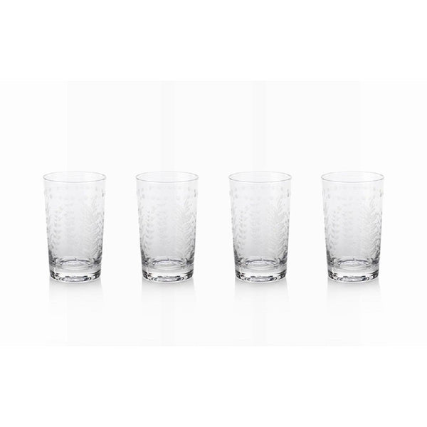 Zodax 5.5-Inch Tall Patia Highball Glass - Set of 4 | Drinkware | Modishstore-2