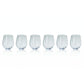 Zodax 4.75-Inch Tall Keely Fish Cut Stemless Wine Glass - Set of 6 | Drinkware | Modishstore-2