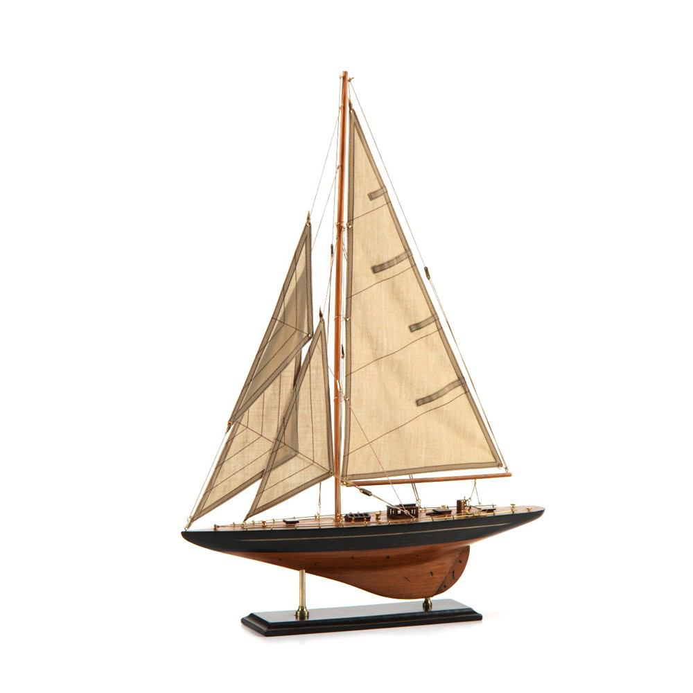 Zodax 28-Inch Tall Murano Wooden Sailboat Model | Home Accents | Modishstore-2