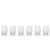 Zodax 5-Inch Tall Fintan Stemless Glass - Set of 6 | Drinkware | Modishstore