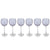 Zodax 8.5-Inch Tall Mavi Wine Goblets - Set of 6 | Drinkware | Modishstore