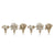 Zodax 3-Piece Sea Coral Wine Bottle Stopper - Set of 2 | Wine & Bar Accessories | Modishstore-2