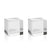 Zodax Jacy Crystal Glass Straight Cube- Set of 2 | Glass Terrariums | Modishstore-2