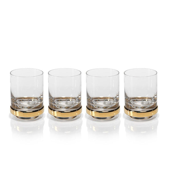 Zodax 4-Piece Artu Rocks Glass Set | Drinkware | Modishstore-2