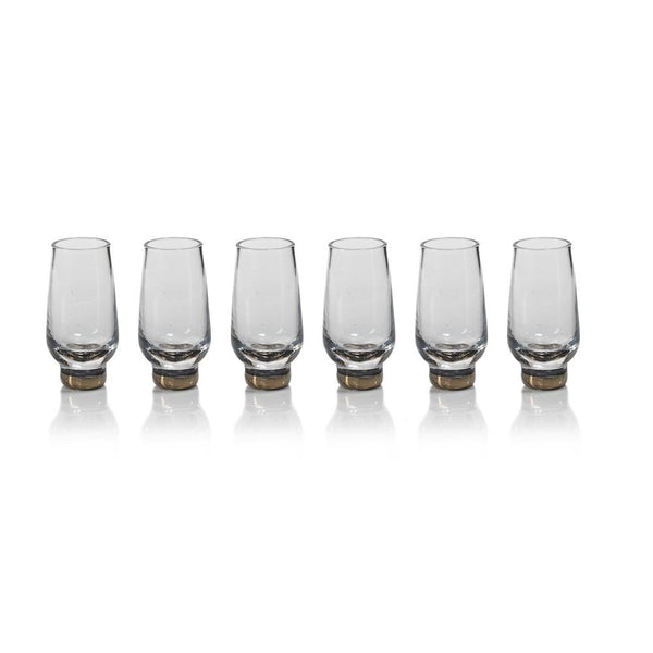 Zodax 12-Piece Galiotto Shot Glass Set | Drinkware | Modishstore