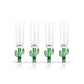 Zodax Cabo Cactus Champagne Flutes with Green Base - Set of 4 | Drinkware | Modishstore-2