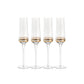 Zodax Sofia Champagne Flutes - Set of 4 | Drinkware | Modishstore-2
