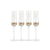 Zodax Sofia Champagne Flutes - Set of 4 | Drinkware | Modishstore-2