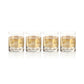 Zodax 4-Piece Stewart Rock Glass Set | Drinkware | Modishstore-2