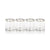 Zodax Mod Rock Glasses with Platinum Rim - Set of 4 | Drinkware | Modishstore-2