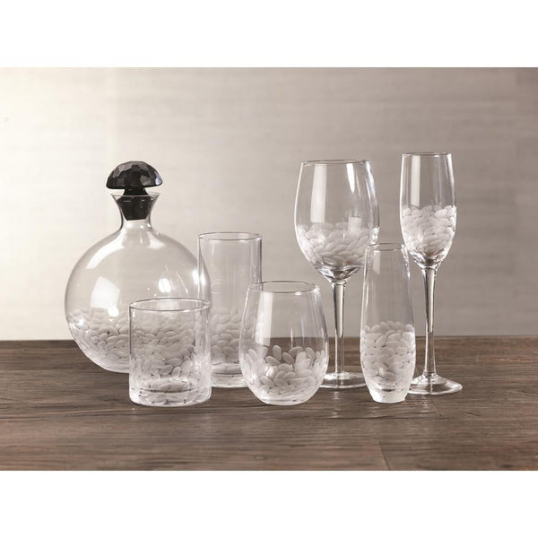 Zodax 12-Piece Villa Champagne Flute Set | Drinkware | Modishstore