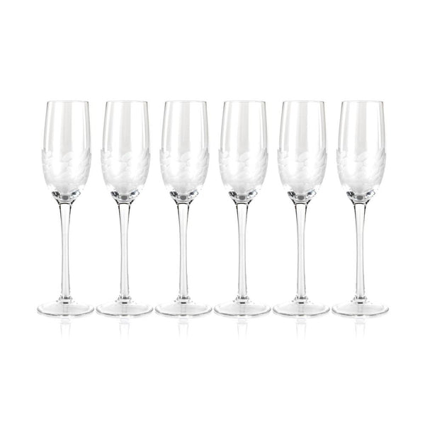Zodax 12-Piece Villa Champagne Flute Set | Drinkware | Modishstore-2